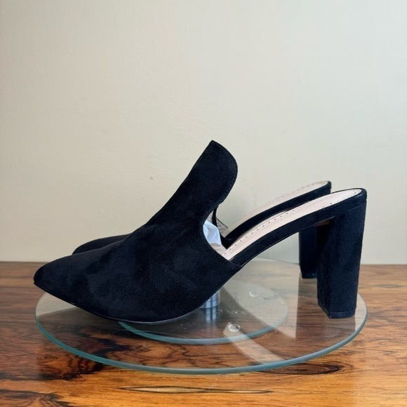 ADRIENNE VITTADINI Nella Faux Leather Block Heel Mules - Picture 3 of 15
